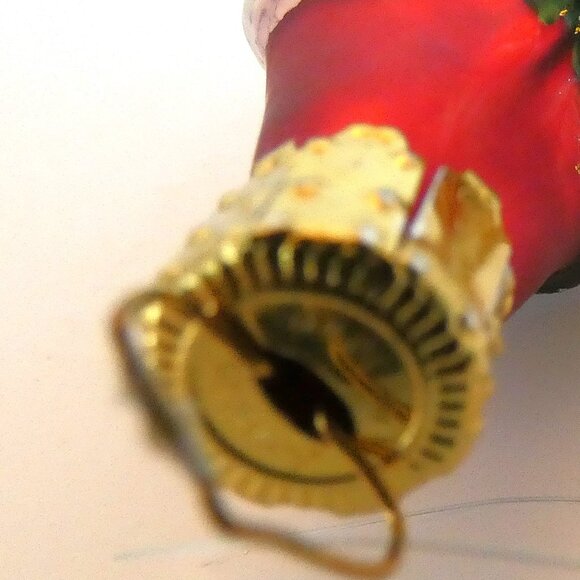 Blown Glass Ornament Santa Claus Old Style Vintage Germany Saint Nick Nicholas - Picture 9 of 10